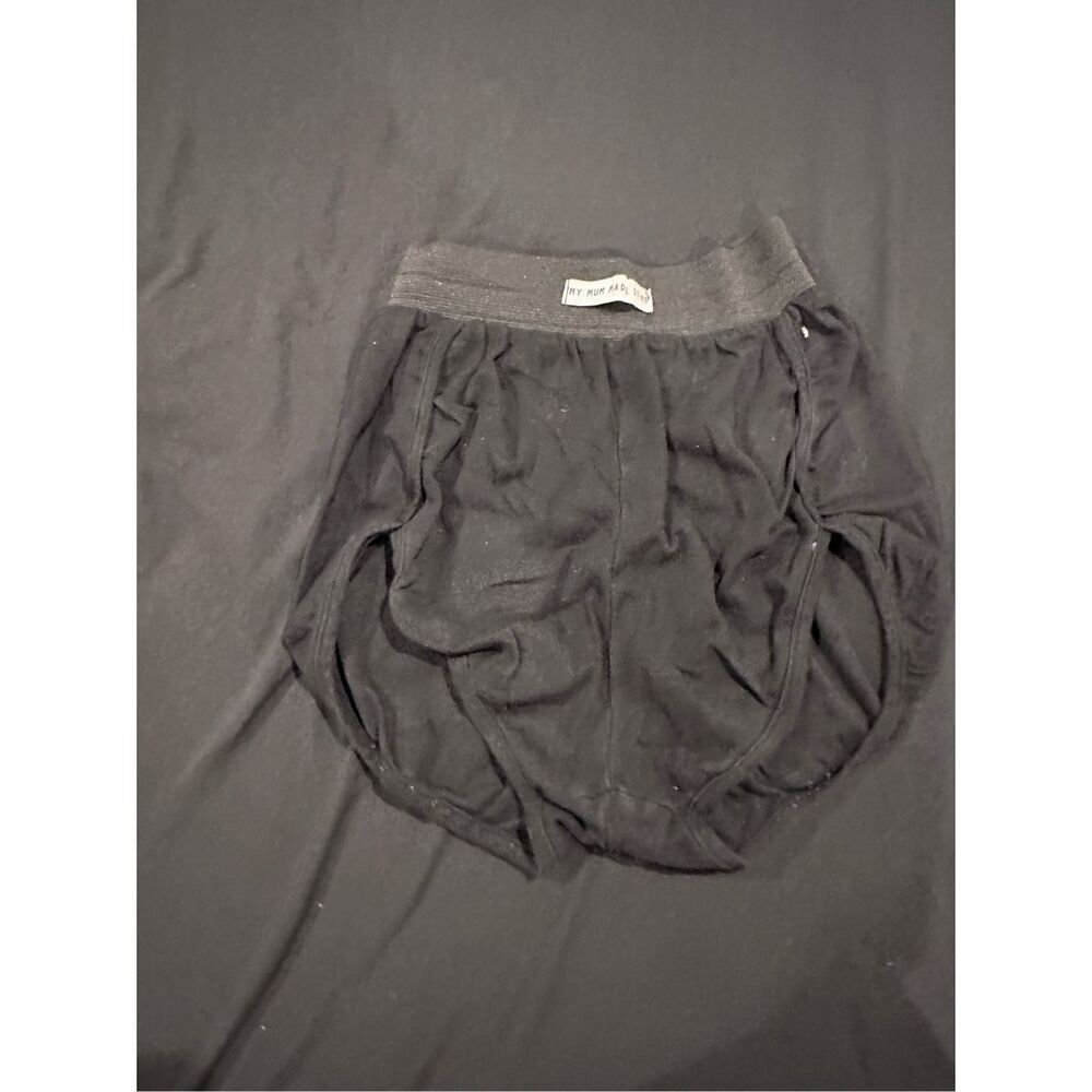 MY MUM MADE IT SIZE XS women’s boxer shorts black